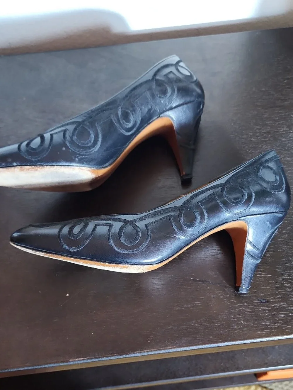 RARE✨️WILLY VAN ROOY Vintage Black Pumps